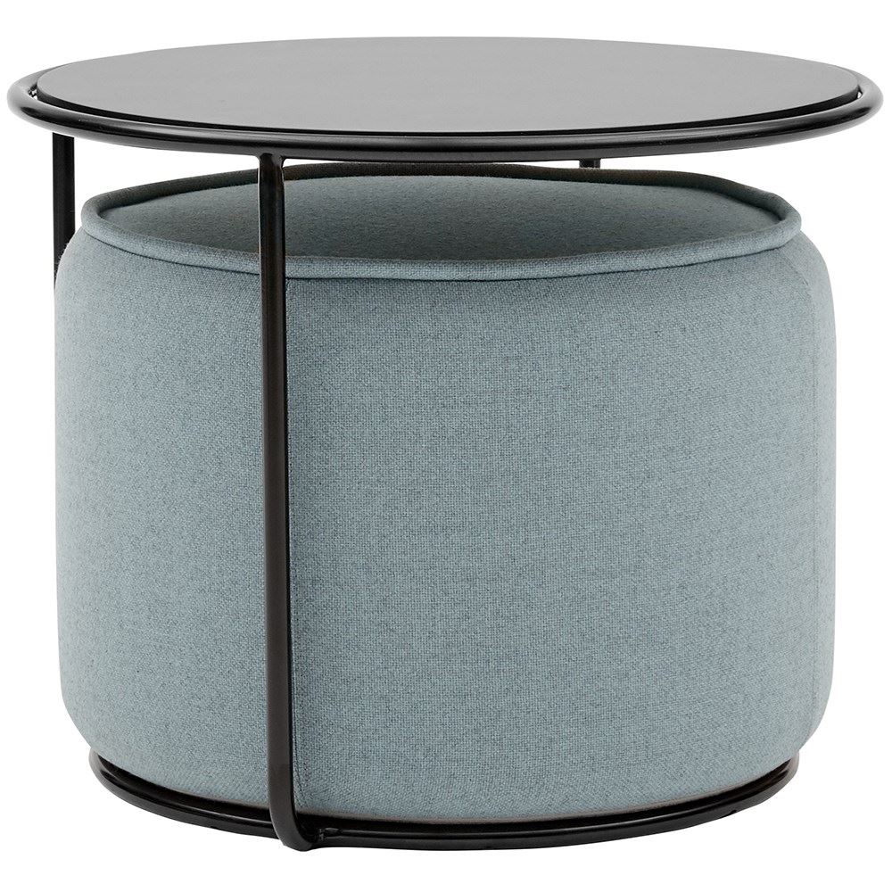 pouffe with table